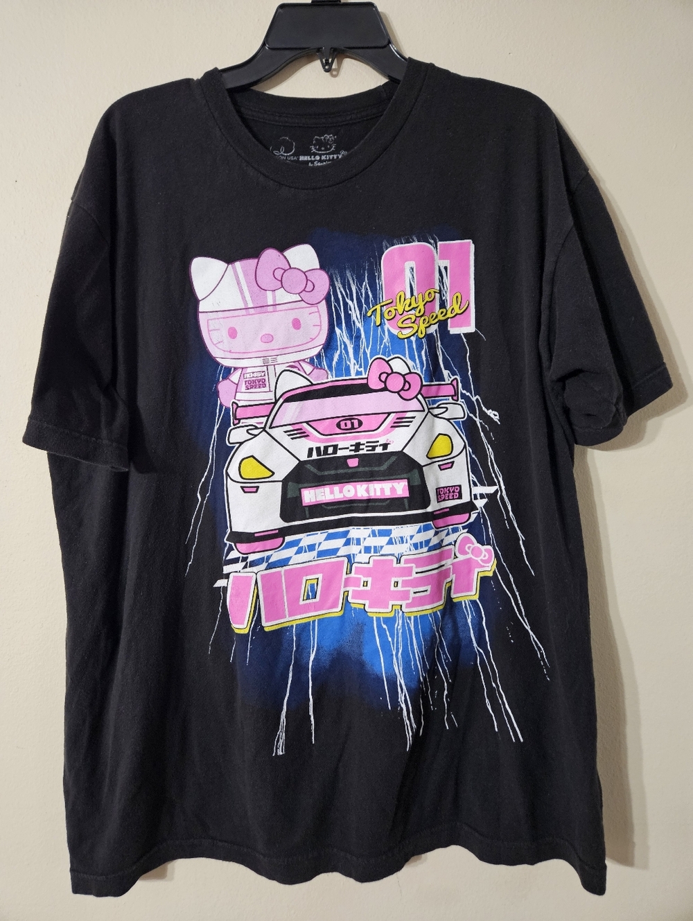 Hello Kitty Nascar Tshirt XL